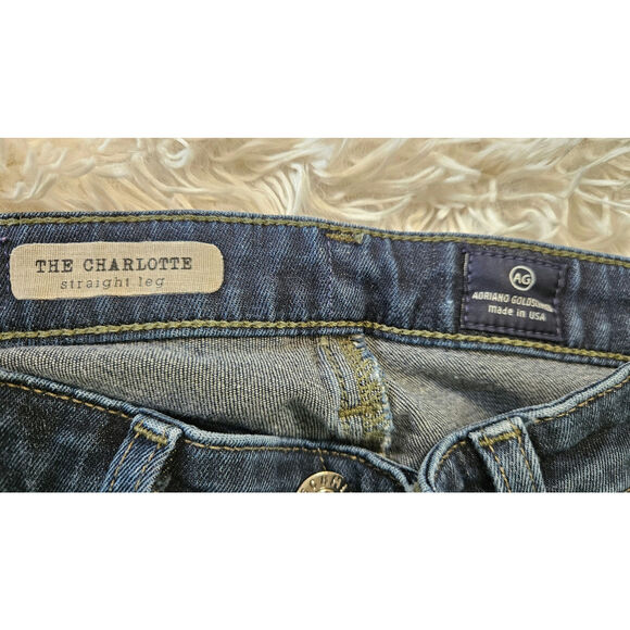 Adriano Goldschmied The Charlotte Straight Leg Jeans,  Women's size 23R - Picture 2 of 7